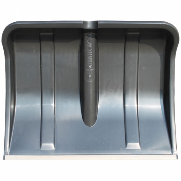 Лопата для снега БОГАТЫРЬ  500*400 пластмассовая, усил. алюм. планка ЦИКЛ 10/10  25096