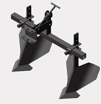 Окучник 2-х рядный, на траверсе с регулируемыми однорядн. окучниками (01.15.11) со сцепкой  01.15.13