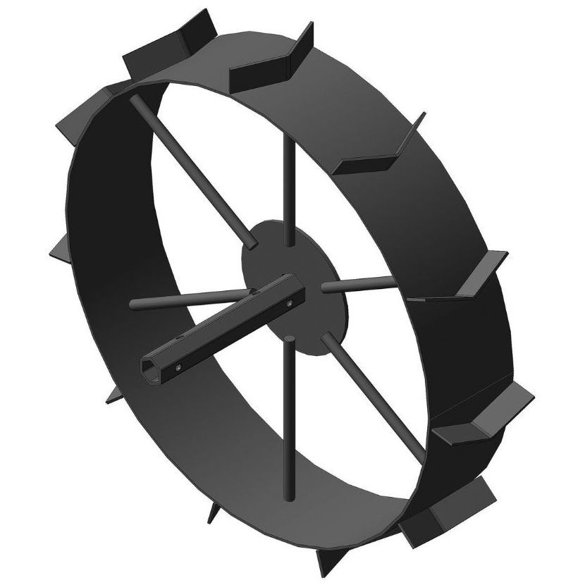 Грунтозацепы S-24 МБ для окучивания585/120 мм, втулка 210мм, сплошной обод ГМБ.S24.585.120