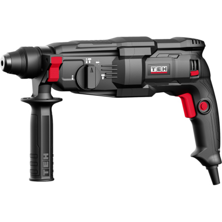 Перфоратор TEH TH2609M (850Вт, 3Дж, Мах диам. бетон 30мм, 3реж, в кейсе и с набором оснастки)