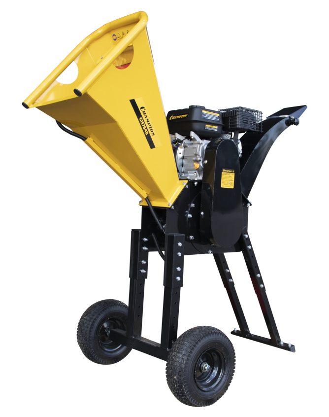 Измельчитель CHAMPION бензиновый СH7648 (4,8кВт, 196см3, 76мм, 95кг, колеса)