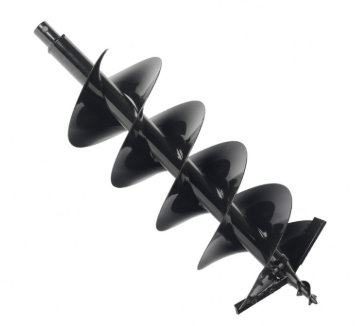 Шнек двухзаходный PATRIOT D 250B для грунта к бензобуру со сменными ножами, диам. 250мм длина 800мм 