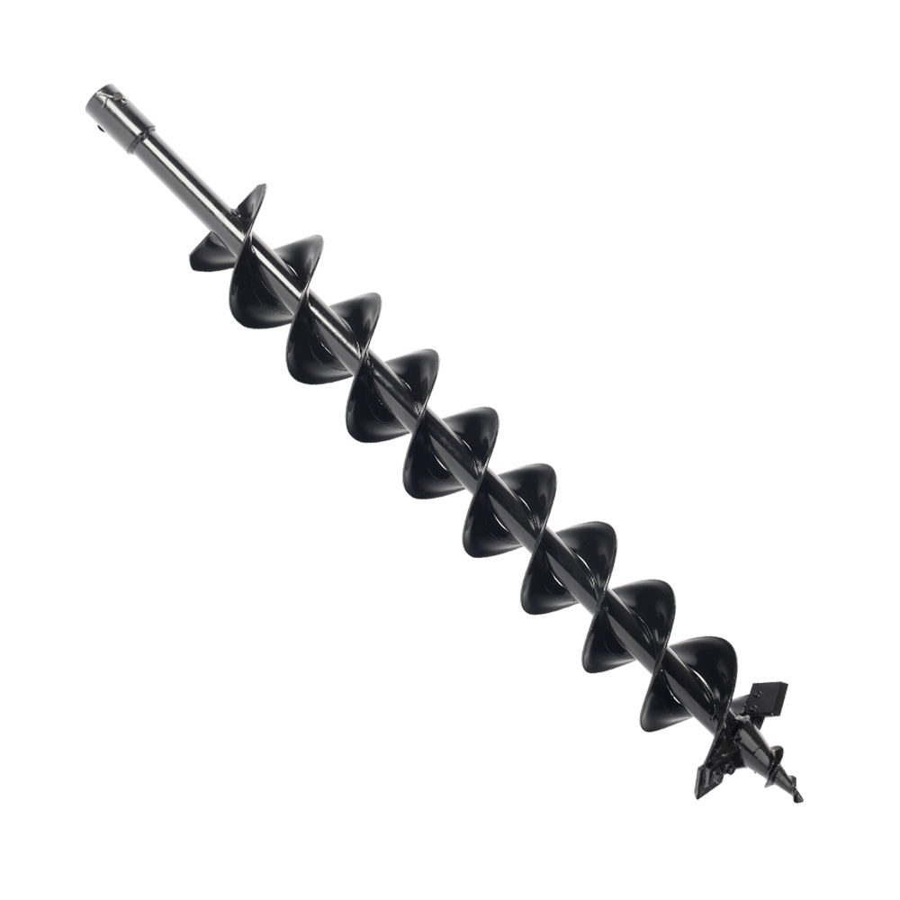 Шнек двухзаходный PATRIOT D 100B для грунта к бензобуру со сменными ножами, диаметр 100мм длина 800м