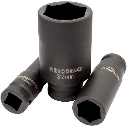 Головка ударная высокая 1/2" 6гр.22мм АвтоДело 40022-AD