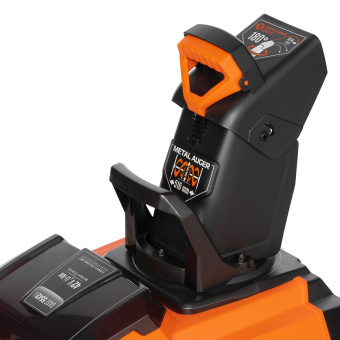 Снегоуборщик аккум.DAST 5542Li SET DAEWOO(21В+21В=42В,бесщет,2АКБ*5,0Ач,Li-Ion,ЗУ)