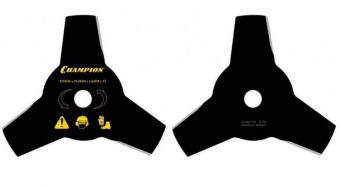 Нож СHAMPION для жесткой травы 3/230/25,4 (ТИП В) С5102