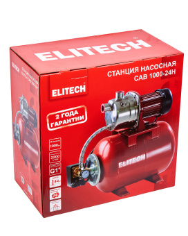 Насосная станция Elitech САВ 1000-24Н