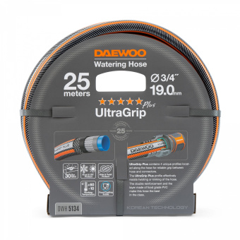 Шланг DAEWOO DWH 5134 UltraGrip  диаметром 3/4" (19мм), длина 25 метров 