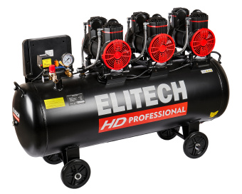 Компрессор Elitech HD ACF 900-160S (900л/м,380В,5.4кВт,10бар,6 цилинд.,ресив.160л,92.5кг,75дБ(А)