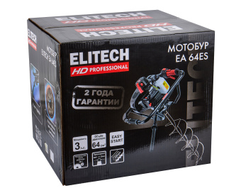 Мотобур  ELITECH HD EA 64ES