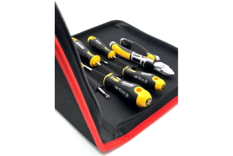 Набор отверток Felo Ergonic SL, PH, PZ с бокорезами 160мм в сумке 40090604