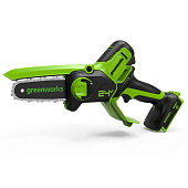 Пила цепная мини Greenworks GD24CSMNX  2008707