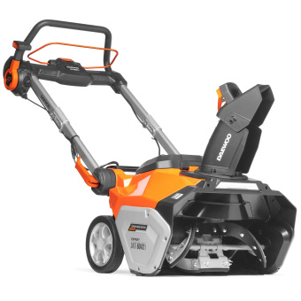 Снегоуборщик аккум.DAST 6042Li SET DAEWOO(21В+21В = 42В.б/щет,51-28 см,LED Фары, 2-ва АКБ Li-Ion,ЗУ