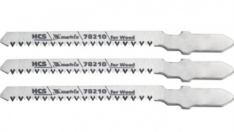 Пилки для лобзика по дереву //Matrix Professional 3шт. Т101АО, 50*1,4мм 78210 фигурн. рез 78210