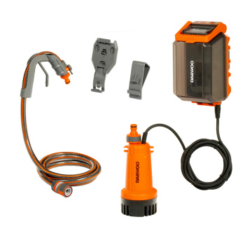 Насос аккум. погружной DAEWOO DHP 2021Li SET (21В, 2000л/час, подача20м, глуб. погр.1,8м, АКБ 5Ач+ЗУ