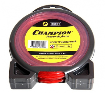 Леска CHAMPION Spiral pro 3,0мм* 15м (витой) С 5051