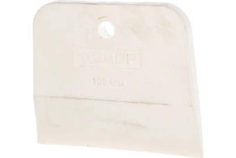 Шпатель ЗУБР "Мастер" резиновый, белый 1шт. 100мм 1016-100_z01