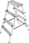Стремянка Новая высота алюминиевая двухсторонняя NV1120 2*4 ступ. 80мм 1120204