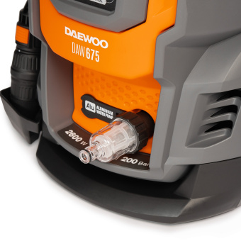 Мойка высокого давления DAEWOO DAW 675 (2600Вт, 200Бар, 10,3л/мин, 620л/ч, шланг12м, 15,9кг)