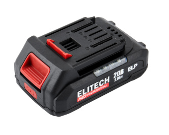 Пила цепная МИНИ аккум. Elitech HD CS 2008BLK(б/щет,20В,1х20В,Li-ion,шина20см,шаг1/4",паз1.1мм,ЗУ)