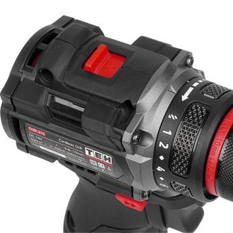 Шуруповерт аккум.TEH TDBL316-2B( 16,8 V,50Нм.патрон 10 мм.. 2 шт. Акб 2 Ач, ЗУ, кейс)