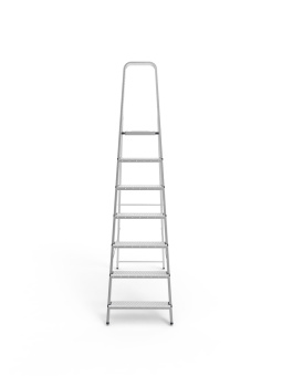 Стремянка Новая Высота стальная односторонняя NV1150 1*7 ступеней 70мм  1150107