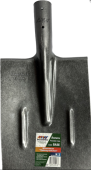 Лопата штыковая К3 (прямоугольная) "рельсовая сталь"