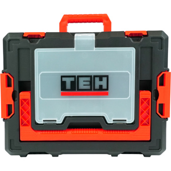 УШМ аккум. TEH LG125M-1B (20В, 125мм, 2000-9500об/мин, рег.обор.:6скор.,1АКБ*4Ач, ЗУ,кейс STACK)