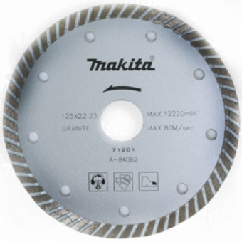Диск алмазный Makita турбо 125*22,23 А-84062