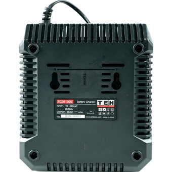 Зарядное устройство TEH FC01 20V (время заряда 30-90мин, тип крепления — слайдер, вес 0.22кг)