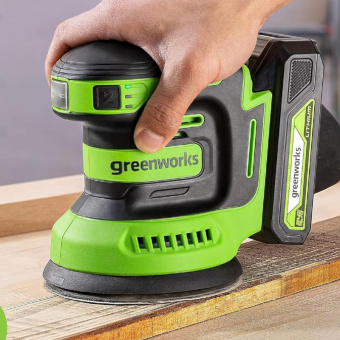 Эксцентриковая шлифмашина Greenworks 125мм OS325 (без АКБ и ЗУ) 3100907