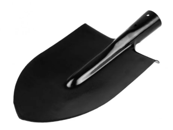 Лопата штыковая прямая, с ребрами жесткости, порош. окраски 1,5мм d-40 (ЛКП) (Павлово) 128723