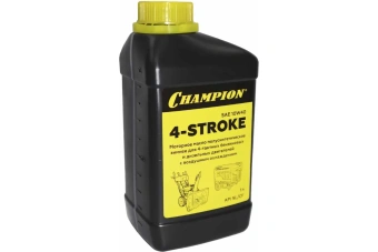 Масло CHAMPION 1л 4-х тактное полусинт. зимнее SAE 10W40 API SL/CF таможенный союз 952853