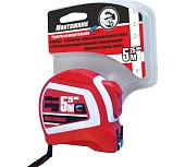 Рулетка с автостопом и магнитом двухсторонняя 5м*25мм Монтажник  603525