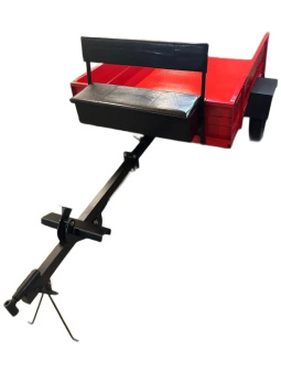 Телега КАНТРИ АРМ.500 (внут.размер1455мм*1090мм*320мм 2-х-местная,до 500кг, тормоз, колес.4*10) 