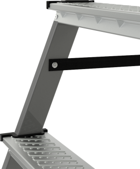 Стремянка Новая Высота стальная односторонняя NV1150 1*7 ступеней 70мм  1150107