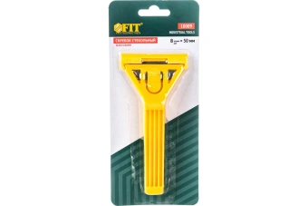 Скребок стекольный FIT пластиковый 50мм 10009