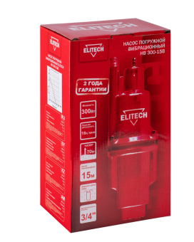 Насос Elitech НВ 300-15В 
