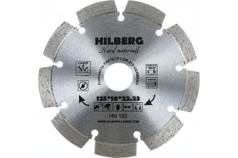 Диск алмазный отрезной TRIO DIAMOND 125*22,23 мм Hilberg Hard Materials Laser HM102