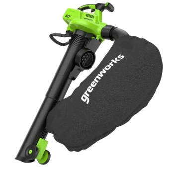 Воздуходув-пылесос аккум. Greenworks GD60BVII (60V, бесщ., без АКБ и ЗУ) 2409307