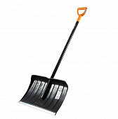 Лопата снеговая с черенком Fiskars широкая 530 мм 143000
