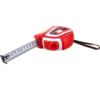 Рулетка с автостопом и магнитом двухсторонняя 10м*25мм Монтажник  603025