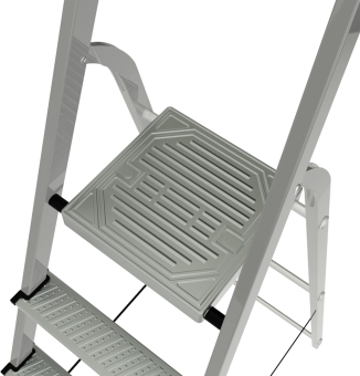 Стремянка Новая Высота стальная односторонняя NV1150 1*7 ступеней 70мм  1150107