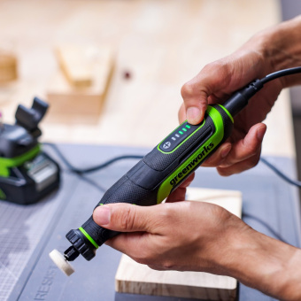 Гравер аккумуляторный Grenworks G24RT с принадлежностями 52шт., без АКБ и ЗУ) 3200807