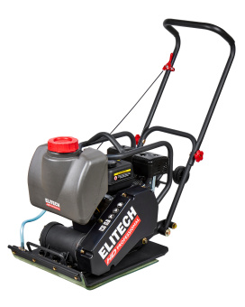 Виброплита Elitech HD VTP 90T (90кг,6.5л/с,600х420мм,13.2кН,30см,15м/мин,346м2/ч) 209186
