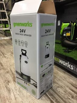 Опрыскиватель ранцевый аккум сад. Greenworks GSP1250k2 5103507UA