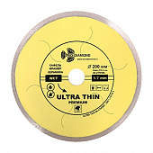 Диск алмазный TRIO DIAMOND 200*8*25,4 Сплошной Ультра тонкий Hot press UTW505
