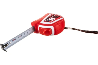 Рулетка с автостопом и магнитом двухсторонняя 5м*19мм Монтажник  603519