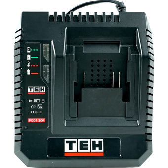 Зарядное устройство TEH FC01 20V (время заряда 30-90мин, тип крепления — слайдер, вес 0.22кг)