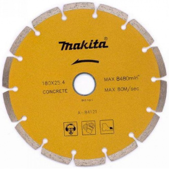 Диск алмазный Makita 180х22 бетон А-84121